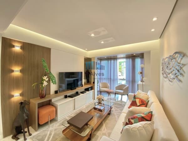 Apartamento com 125m², 4 quartos, sendo 2 suítes, 3 vagas. À venda, no bairro Cidade Nova!