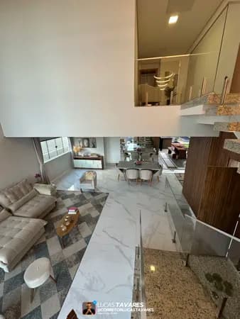 Casa de luxo porteira fechada à venda em Alphaville LN2 – 4/4, piscina e espaço zen