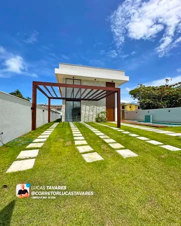 Casa de Luxo à Venda em Guarajuba | 7 Suítes, Mobiliada, 200m da Praia – Cond. Canto do Mar Previlége