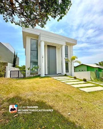 Casa para venda no Alphaville Litoral Norte 2. 4/4 com piscina e vista para reservaandre