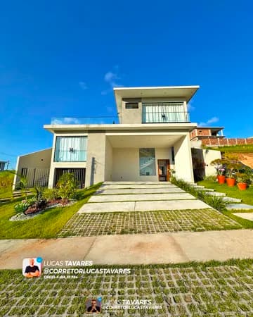 Casa com 4 suítes e piscina no Alphaville Litral Norte 3