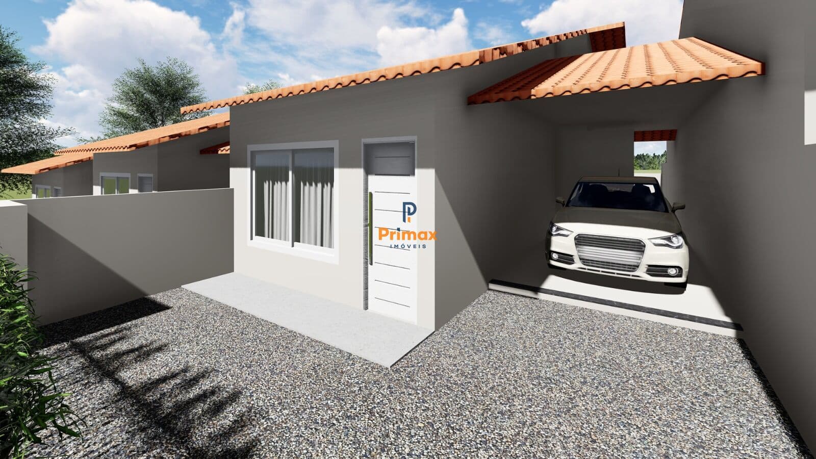 Casa térrea em construção no Centro de Guabiruba