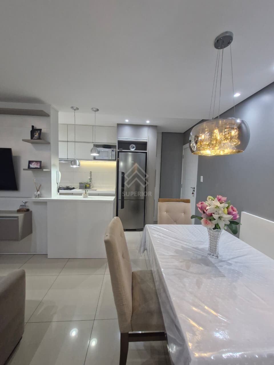 Apartamento mobiliado 3 dormitórios sendo 1 suíte