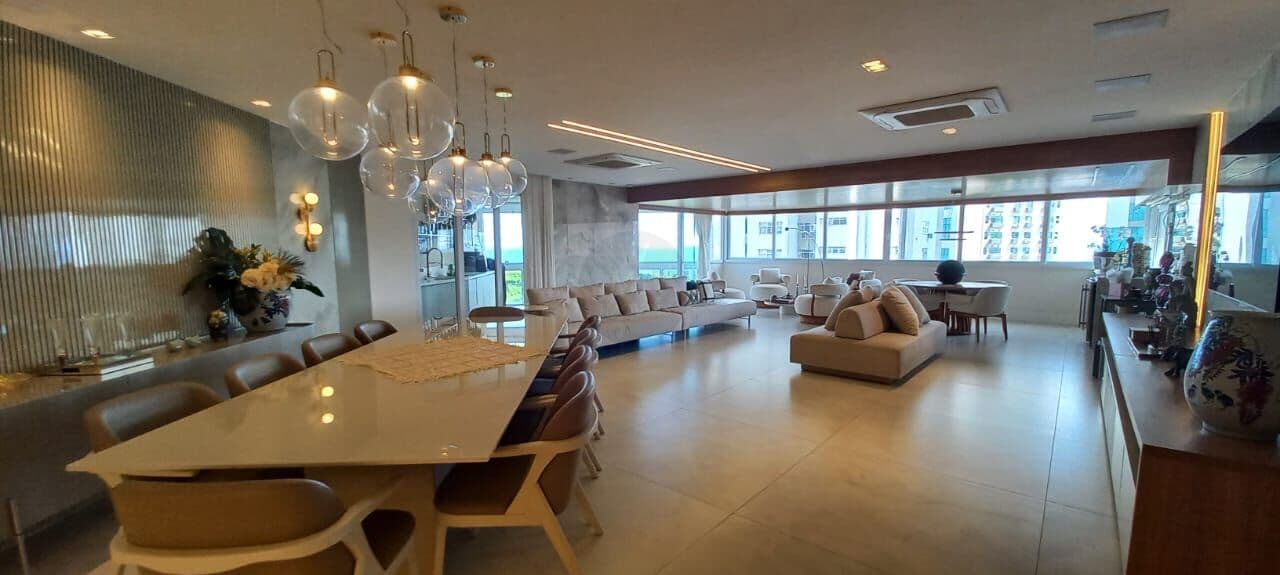 Apartamento Luxo, Reformado, 3 Suítes, Condomínio Atlântico Sul - Vista Mar