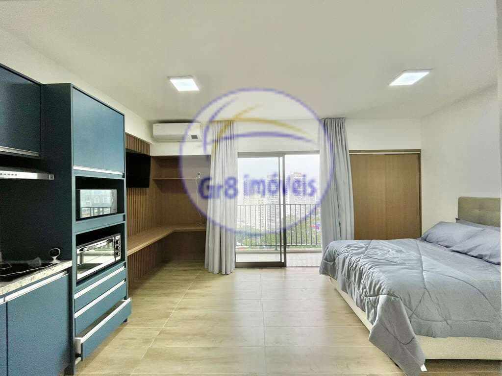 Studio Novíssimo, Mobiliado - pronto para morar - a 4 minutos do Aeroporto de Congonhas!