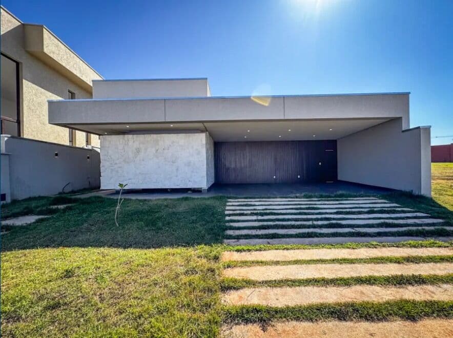 Casa Nova no Condomínio Jardins Bolonha - Senador Canedo