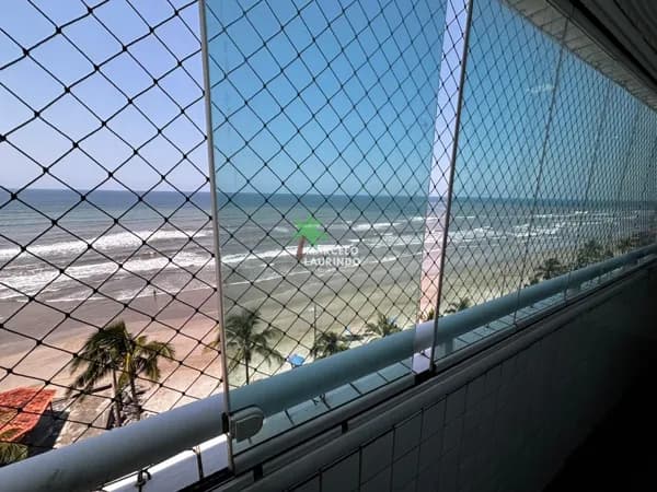 Apartamento dos Sonhos 🌊 Varanda Gourmet + Vista Mar em Mongaguá