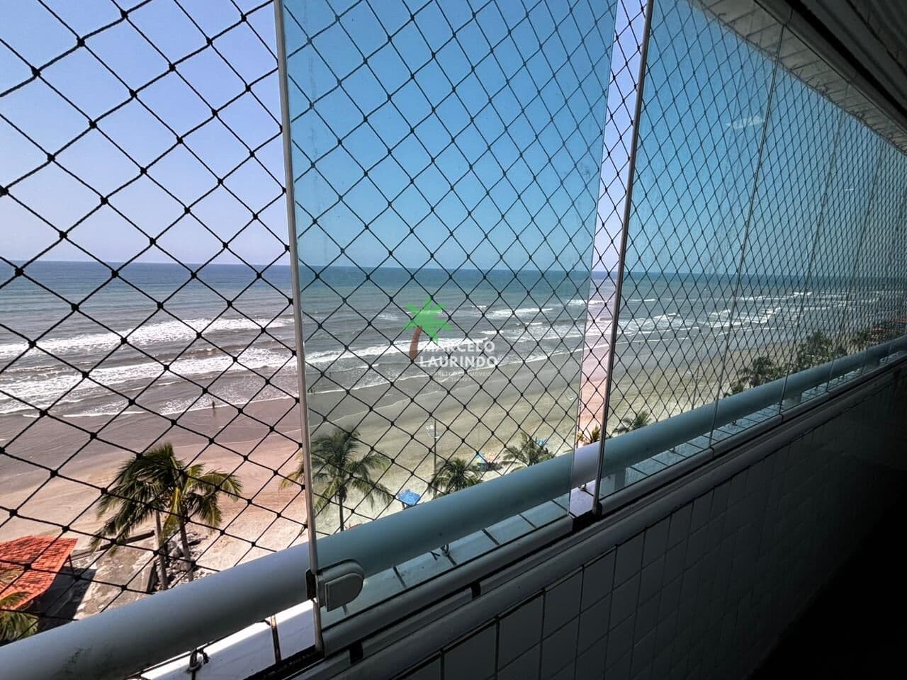 Apartamento dos Sonhos 🌊 Varanda Gourmet + Vista Mar em Mongaguá