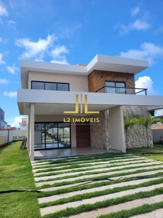 CASA DUPLEX NOVA - 4/4 SENDO 3 SUÍTES - GUARAJUBA