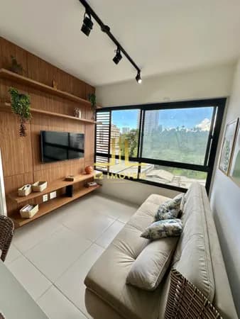 BLUE BARRA - QUARTO E SALA - 27M² - ANDAR ALTO