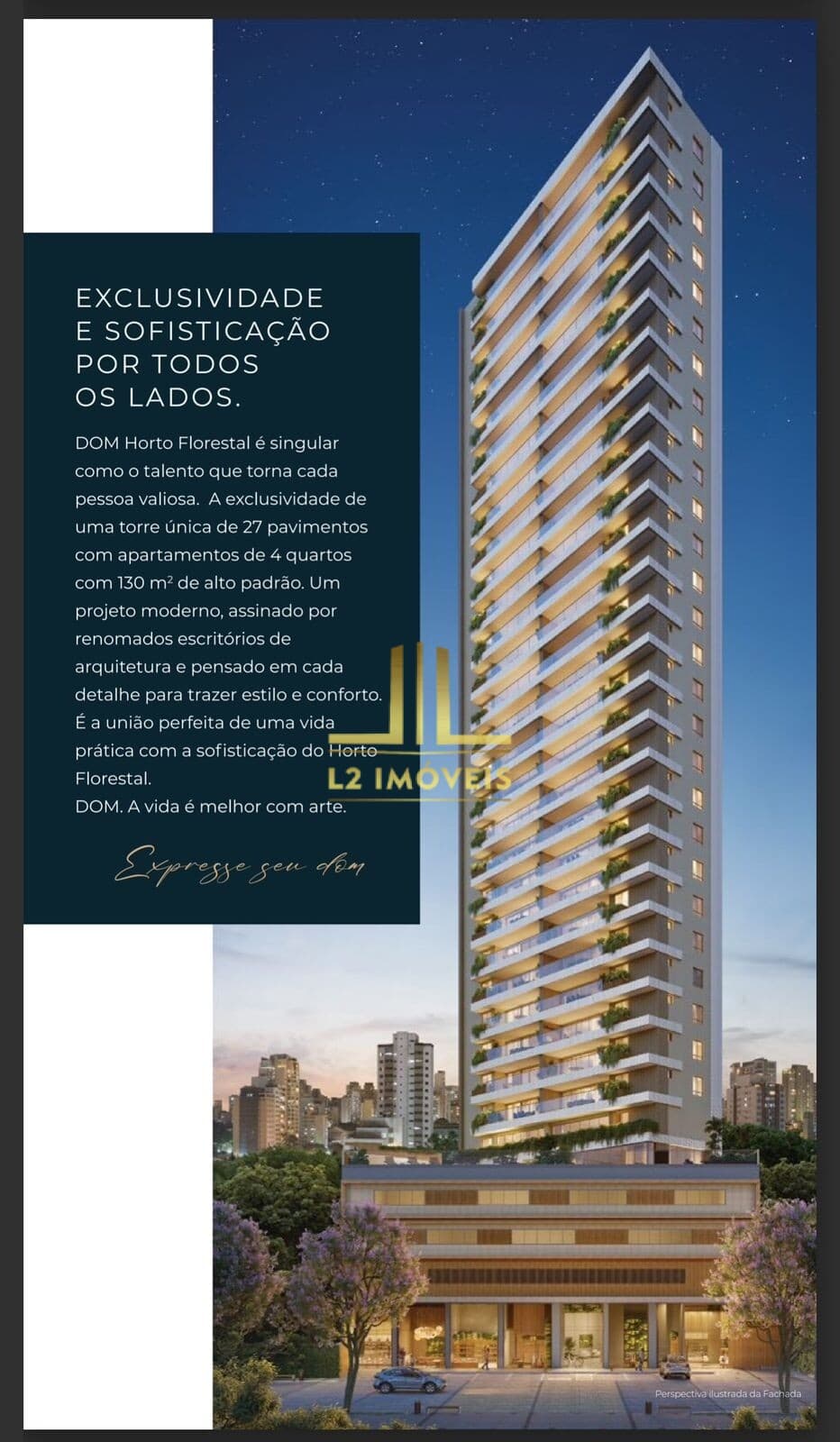 LANÇAMENTO - 4/4 COM 2 SUÍTES - 130M² - HORTO FLORESTAL