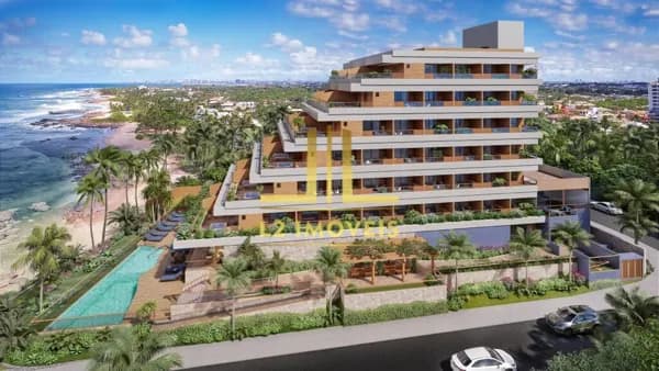 LANÇAMENTO - QUARTO E SALA - 34M² - AZURE BEACH - PEDRA DO SAL