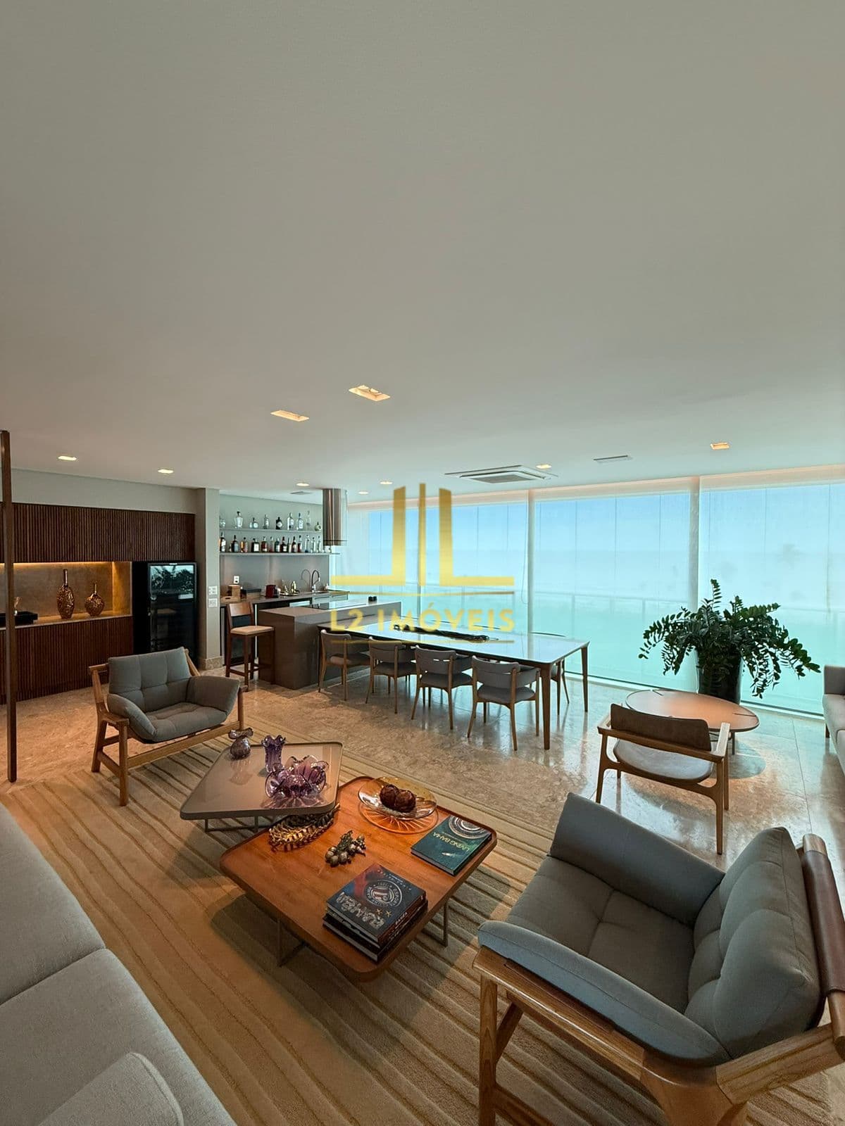 APARTAMENTO ALTO PADRÃO - 3 SUÍTES - 243M² - VISTA MAR - 04 VAGAS - D'AZUR - JAGUARIBE