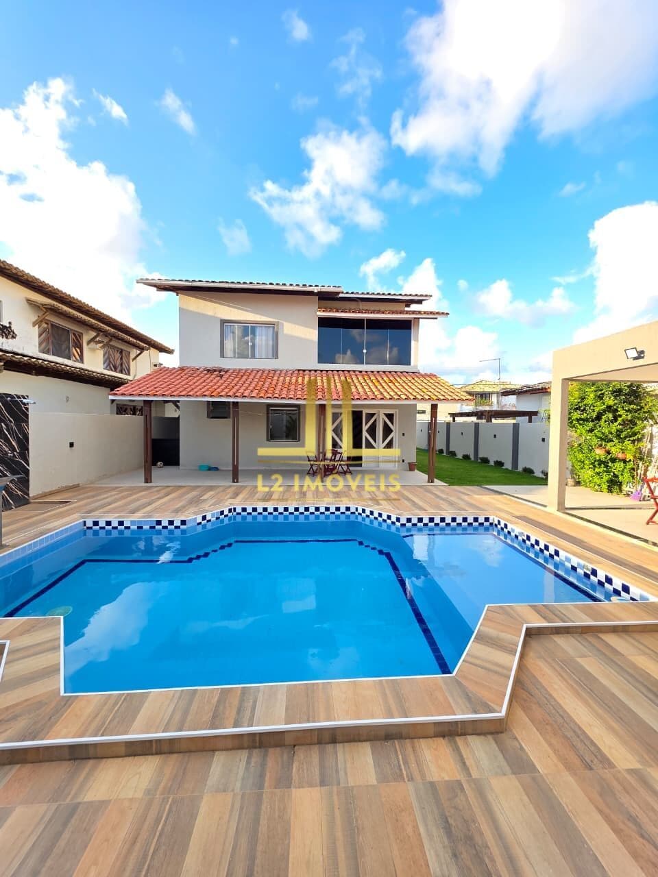 CASA ALTO PADRÃO - 4/4 COM SUÍTE - 221M² - PISCINA PRIVATIVA - VILAS DO ATLÂNTICO