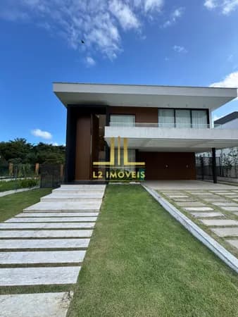 CASA LUXUOSA - 4 SUÍTES - ALPHAVILLE LITORAL NORTE