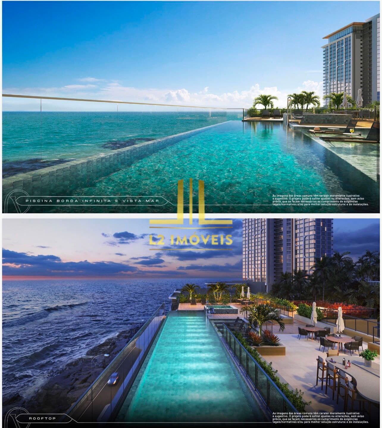 LANÇAMENTO - 4 SUÍTES - 204M² - 03 VAGAS - FRENTE MAR - CYANO - RIO VERMELHO