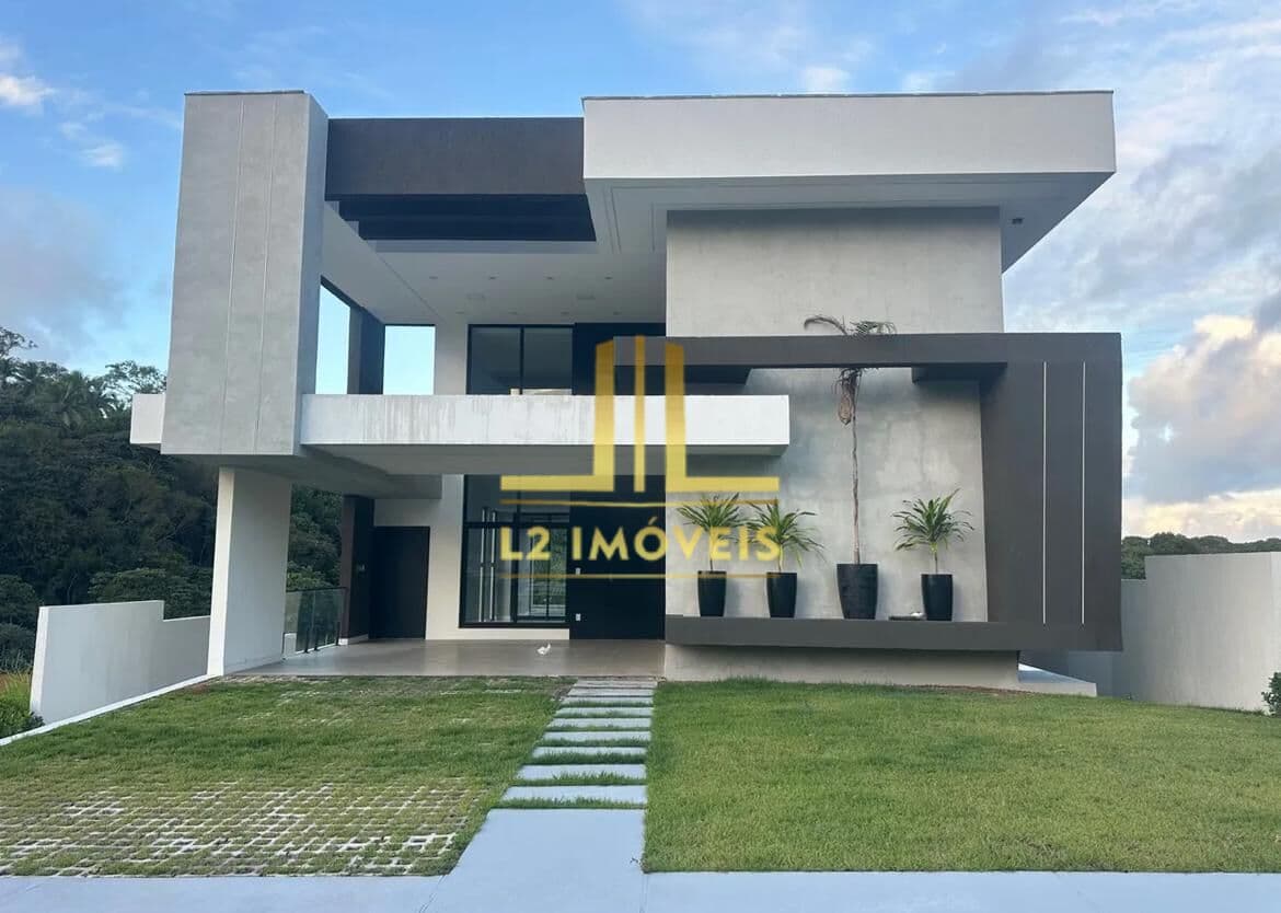 CASA TRIPLEX - 4 SUÍTES - 280M² - PISCINA PRIVATIVA - ALPHAVILLE LITORAL NORTE 3
