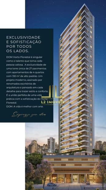APARTAMENTO ALTO PADRÃO - 3 SUÍTES - DOM HORTO FLORESTAL