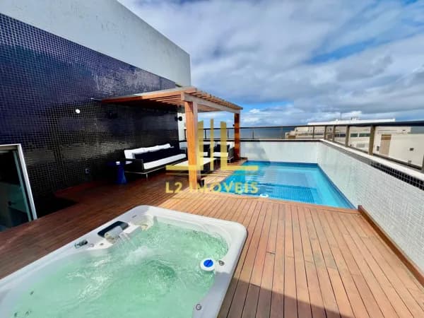 APARTAMENTO COBERTURA DUPLEX - 4 SUÍTES - PORTEIRA FECHADA - VISTA MAR - PITUBA VILLE