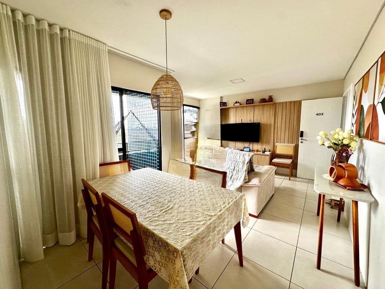 Apartamento no Ed. Mediterrâneo Club em Caruaru/PE à Venda (AP1390-PV)