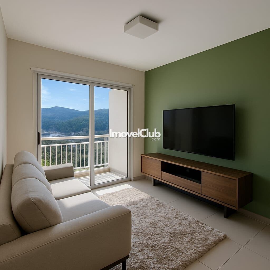 Lindo apartamento em Alphaville com vista para a reserva em andar alto