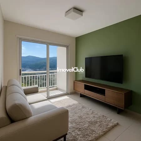 Lindo apartamento em Alphaville com vista para a reserva em andar alto