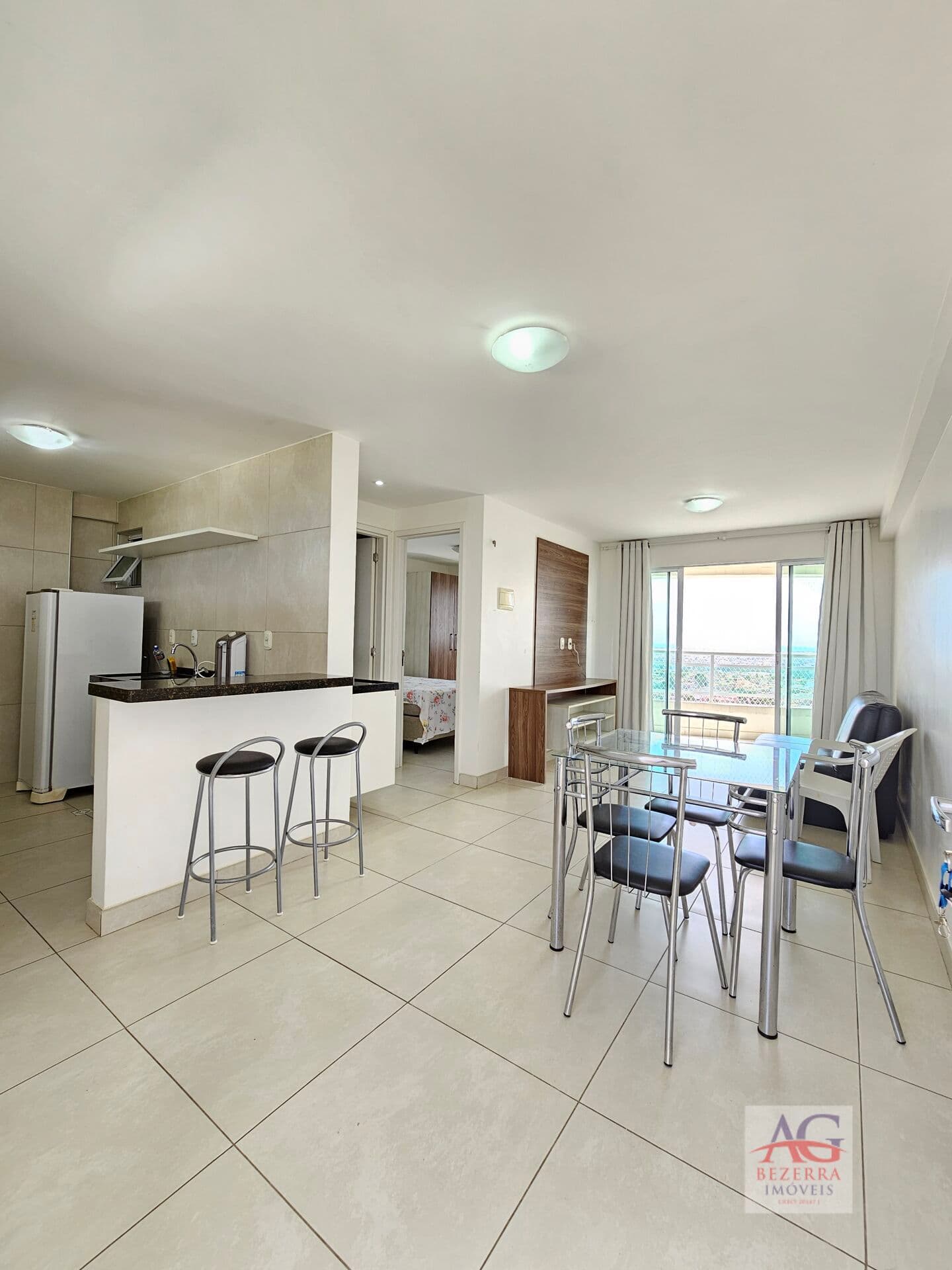 Apartamento Mobiliado Com 1 Quarto No Bairro Lagoa Seca, Juazeiro do Norte/CE