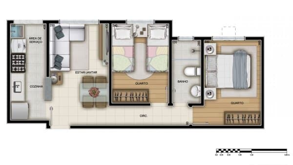 Apartamento Padrão para Venda em Jardim Yolanda São José do Rio Preto-SP