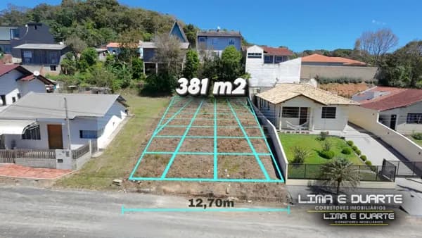 Terreno c/ área de 381,00 m2 - B. Rio Negro - Lot. Grécia