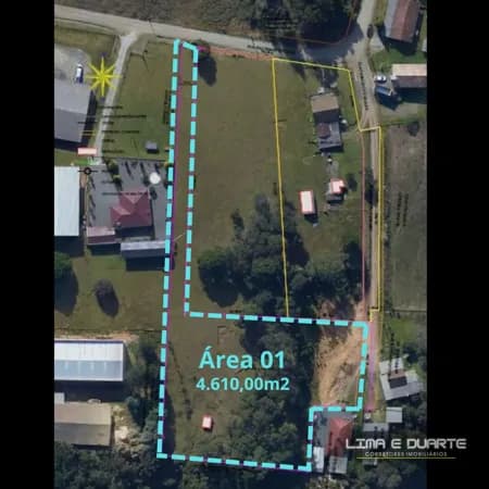 Terreno de esquina (Área 01) c/ 4.610,00 m2 - B. Lençol