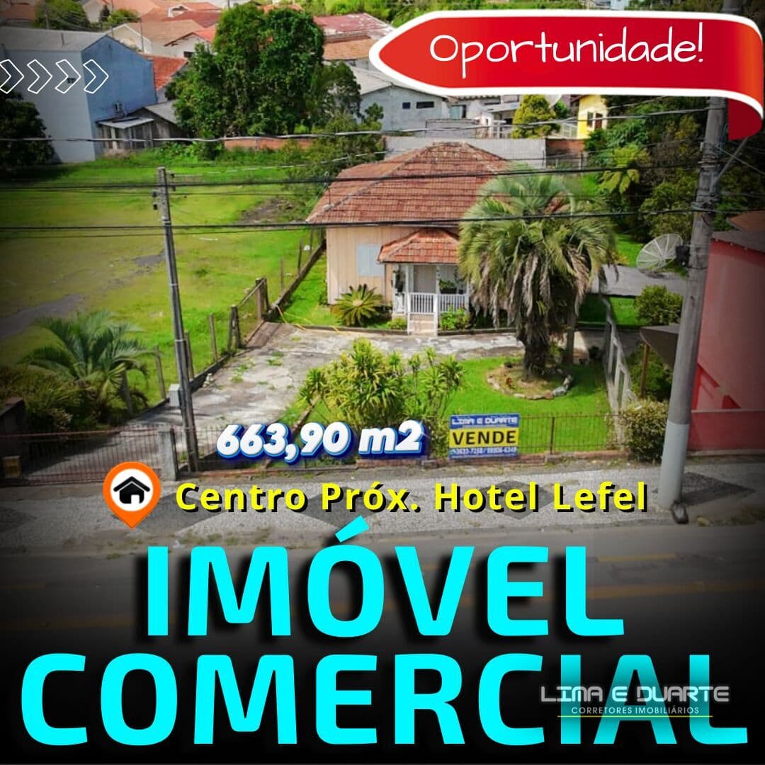 Casa de Madeira c/ 80 m2 e terreno c/ 663,90 - Centro