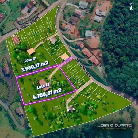 Chácara urbana c/ área de 4.758 m2 - B. Rio Vermelho Estação