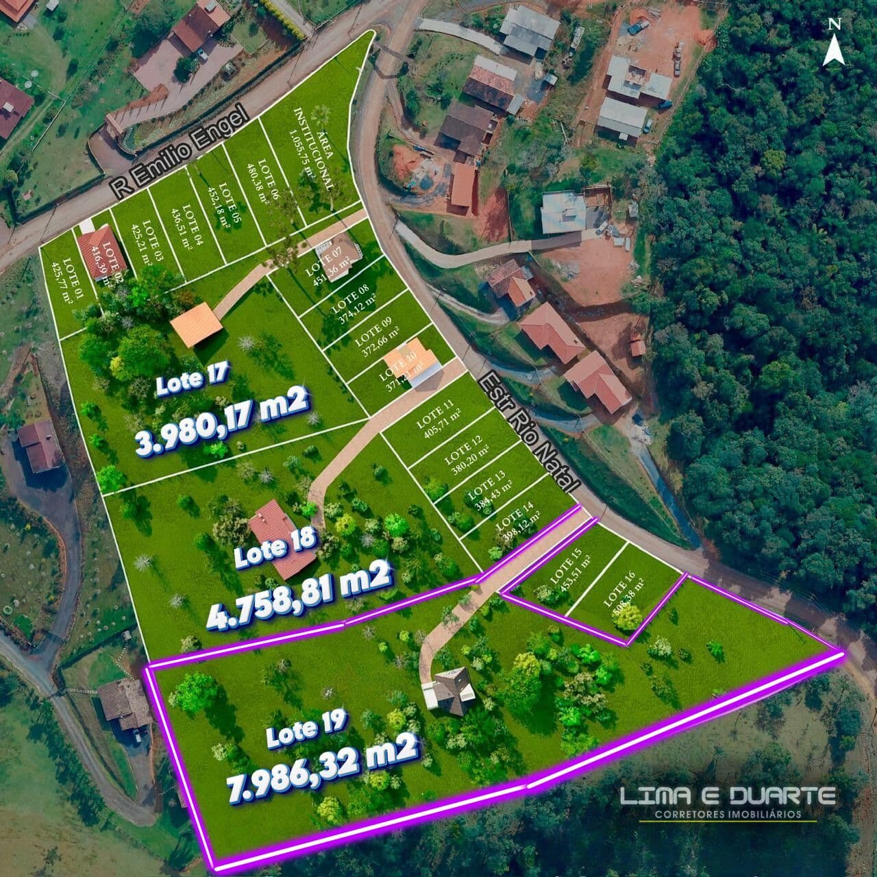 Chácara urbana c/ área de 7.986 m2 - B. Rio Vermelho Estação