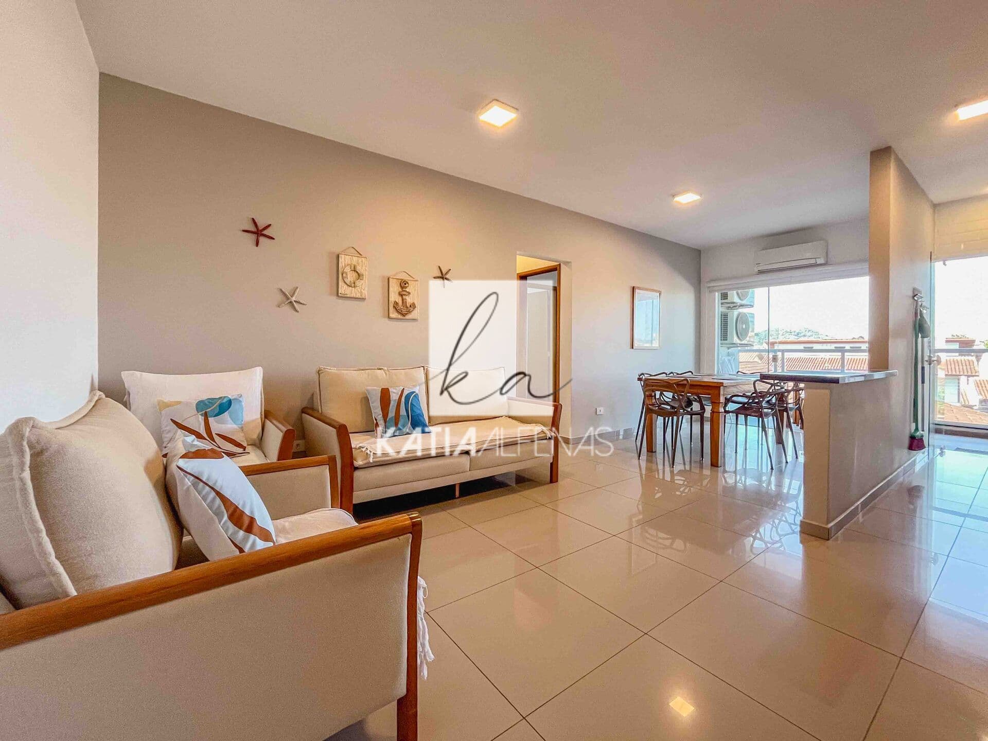 Apartamento todo mobiliado e climatizado