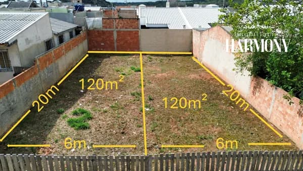 Terreno de 120m² a venda por R$ 150.000,00 bairro Nações na Fazenda do Rio Grande
