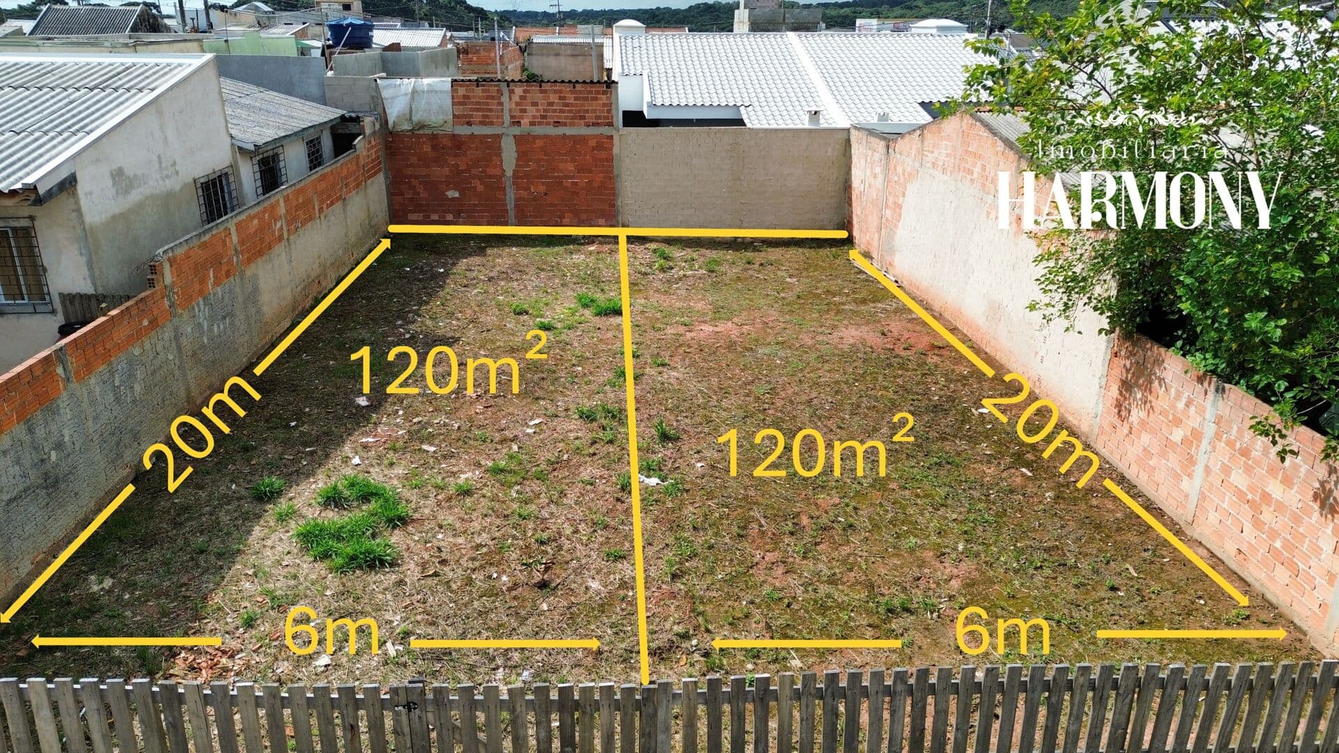 Terreno de 120m² a venda por R$ 150.000,00 bairro Nações na Fazenda do Rio Grande
