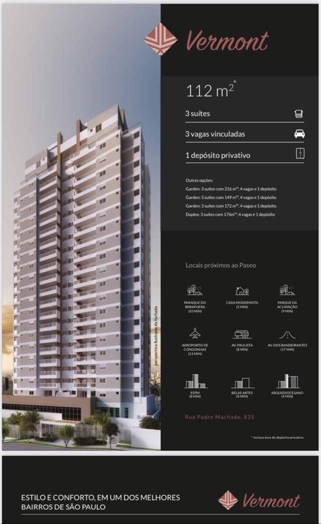 Apartamento em São Paulo - Bosque da Saúde