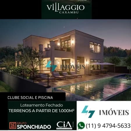LOTE A VENDA LOTEAMENTO VILLAGIO CAXAMBU - JUNDIAÍ - S.P.