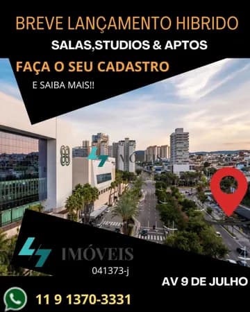 STUDIO 25 M² - PRÉ LANÇAMENTO - 9 DE JULHO OFFICE - JUNDIAÍ - S.P.