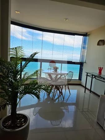 Excelente apartamento com 3 quartos, suíte, frente para o mar ,na Praia de Itaparica.