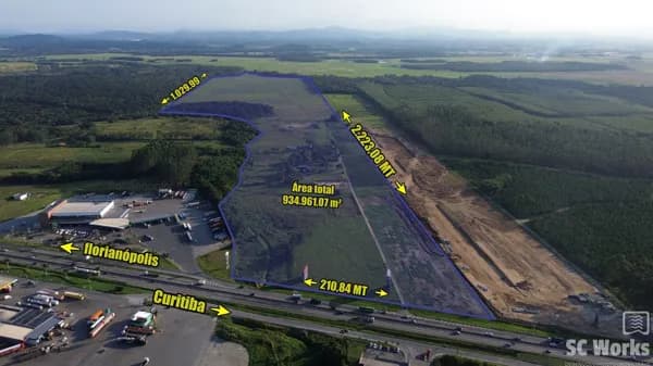 Terreno Industrial à venda em Araquari/SC