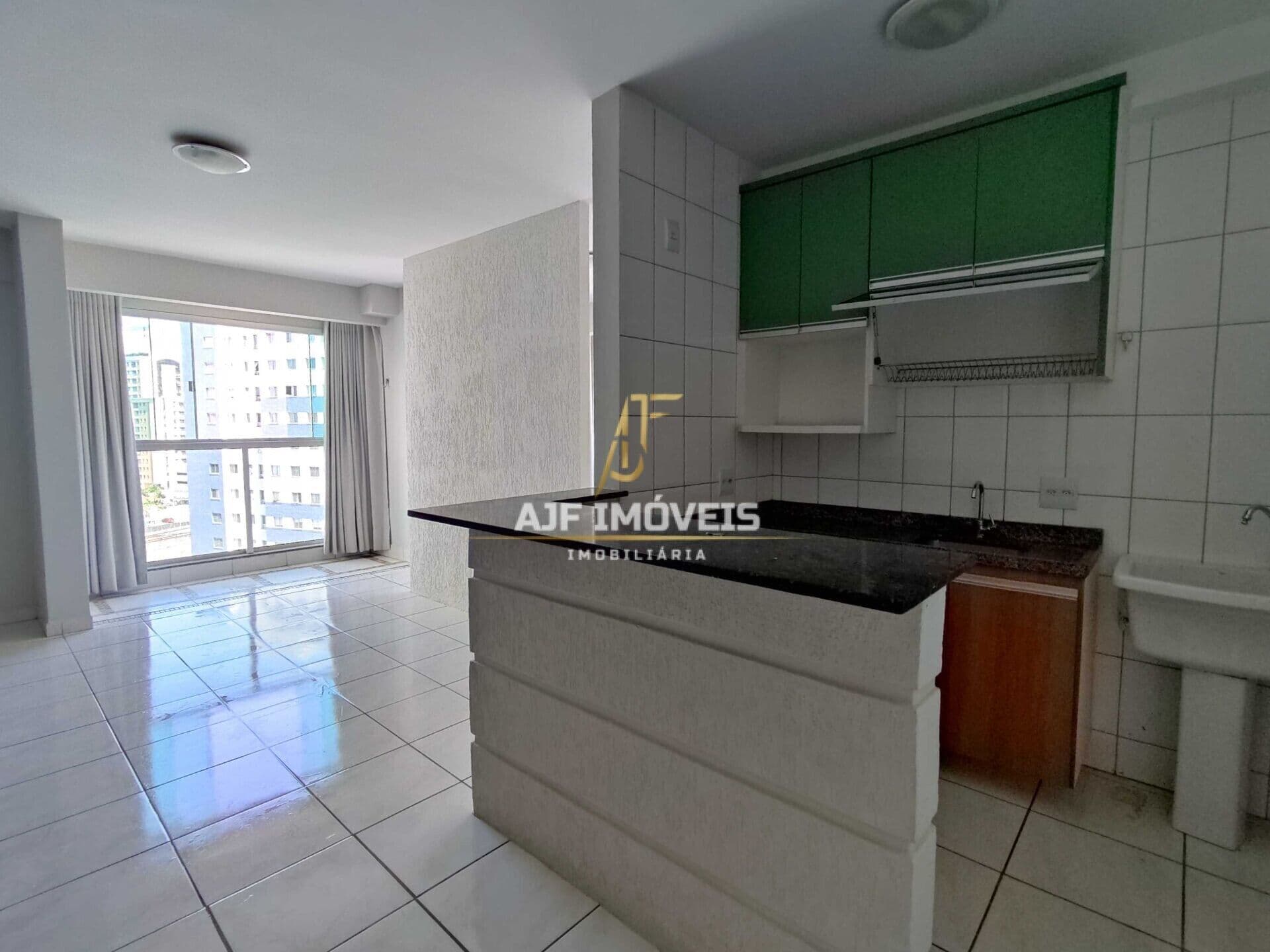 Apartamento De 01 Quarto No Residencial Green Park Center Com Vista Livre