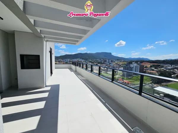Apartamento Cobertura em Pagani, Palhoça/SC, amplo Terraço, Vista Pedra Branca