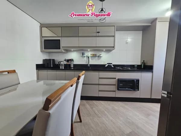 Apartamento Semi mobiliado, 2 dormitórios, 2 vagas, próximo ao Via Catarina, Vila Itália, Pagani, Palhoça