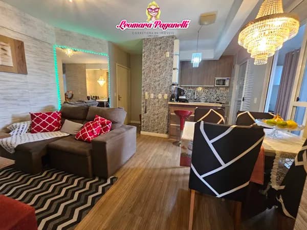 Apartamento Semi mobiliado, 2 quartos, Ponte do Imaruim, Palhoça, SC
