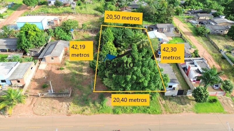 Terreno inteiro a venda no Bairro Minas Gerais em Colorado do Oeste/RO