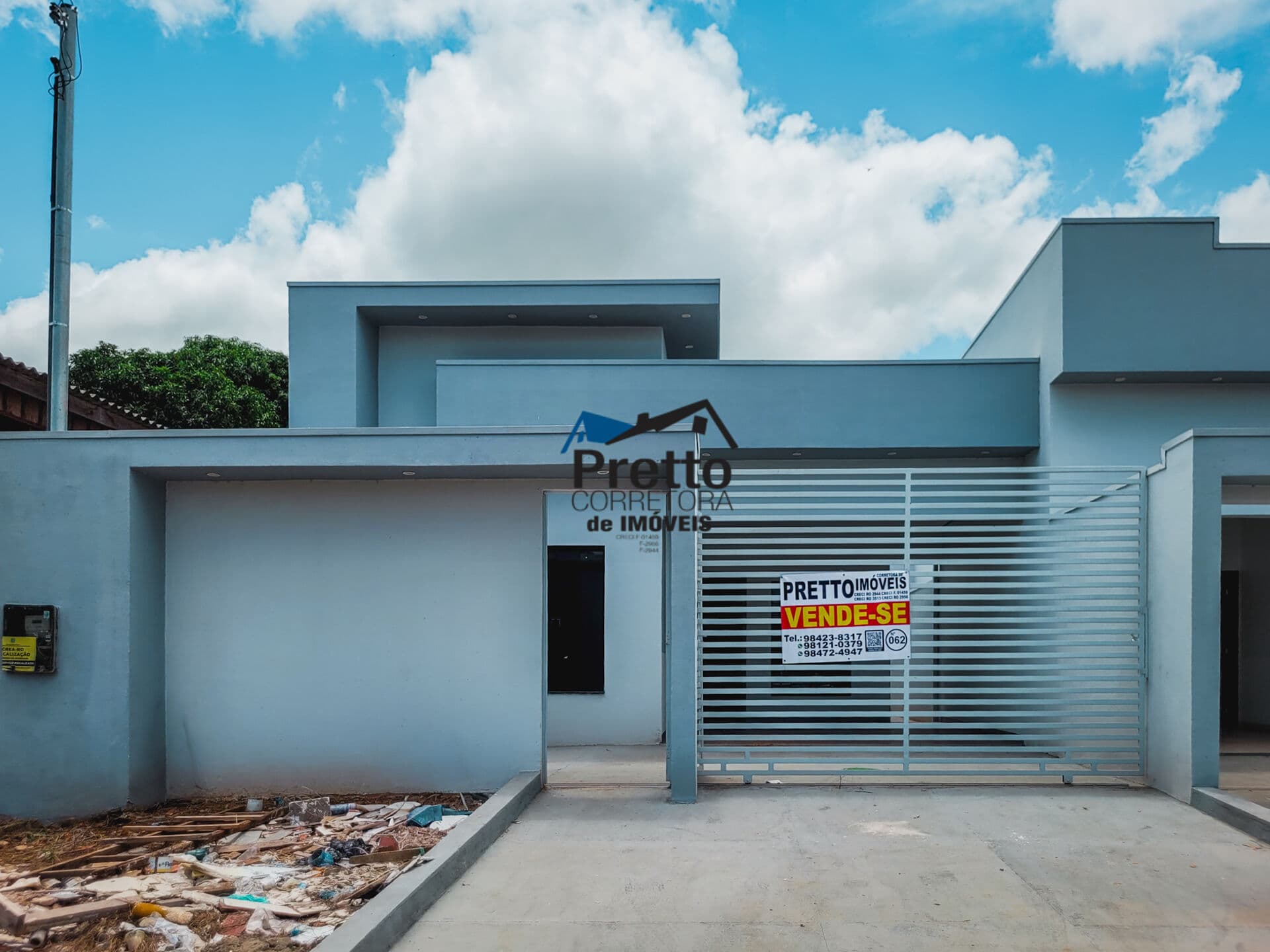 Vende-se Casa Recém construída Apta a Financiamento Localizada no bairro Minas Gerais em Colorado do Oeste/RO
