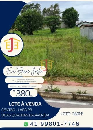 Terreno Lote em Centro, Lapa/PR
