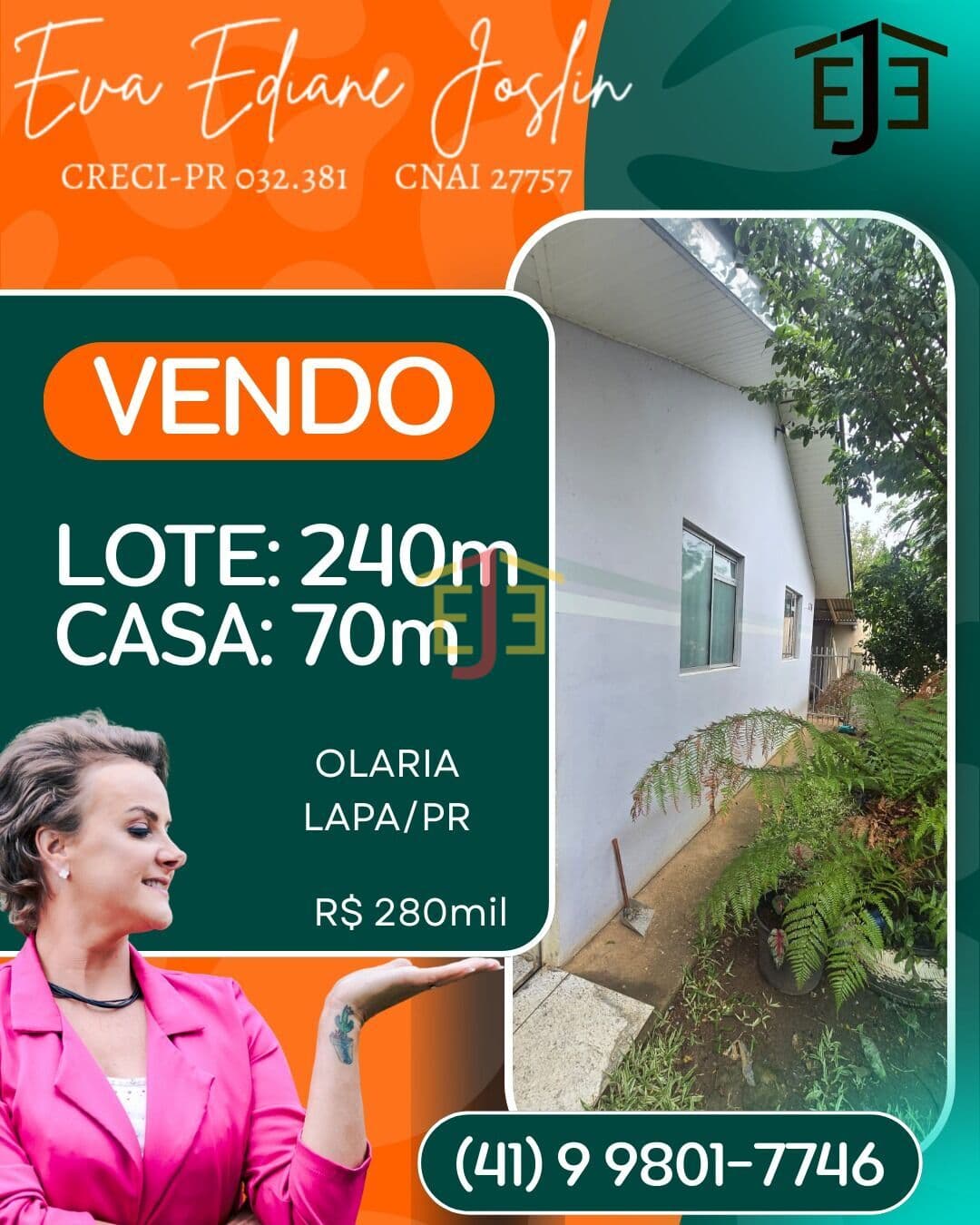 Casa em Alto da Cruz, Lapa/PR