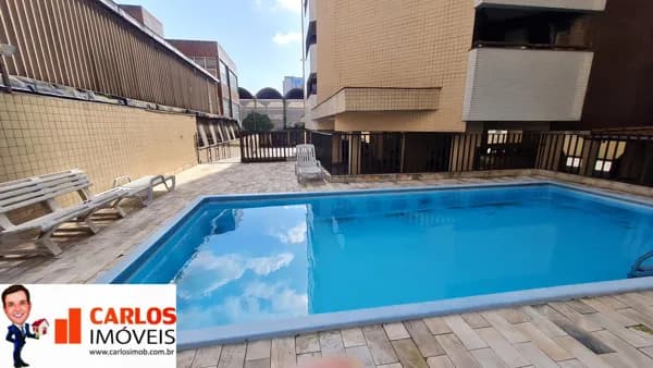 Excelente apto de 2 quartos, sendo 1 suíte, WC social, sala, cozinha, área de serviço, piscina, playground, sala de jogos, salão de festa, elevador, garagem